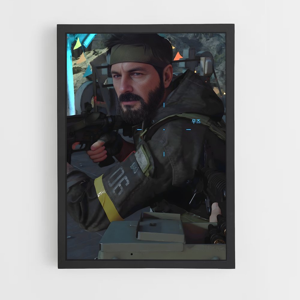 Poster Frank Woods: Sniper's Focus – affiche Call of Duty (vue 2)